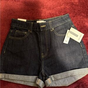 True Craft Dark Indigo Jean Shorts